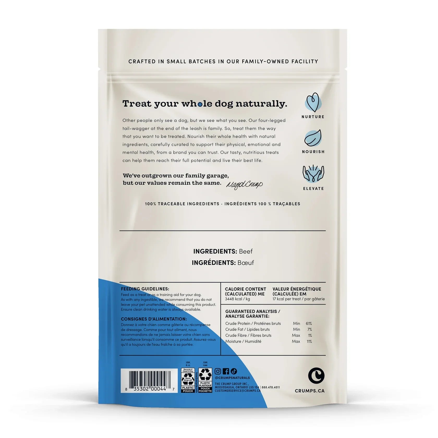 Crumps' Naturals - Beef Tendersticks Treat